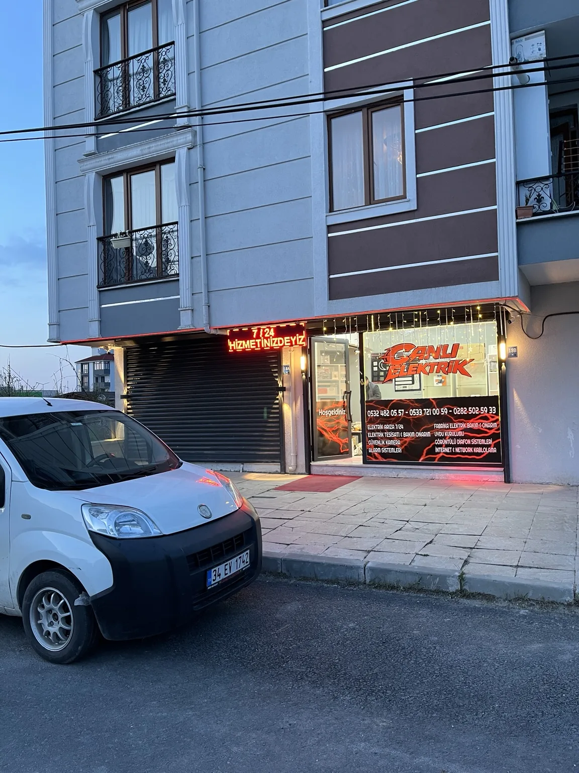 Canlı Elektrik - Uydu sistemi uygulaması